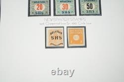 Yougoslavie 1918-1941 Collection de plus de 580 timbres neufs et oblitérés conservés dans un album
