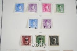 Yougoslavie 1918-1957 Collection de 625+ timbres neufs et utilisés dans un album Scott