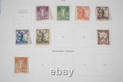 Yougoslavie 1918-1957 Collection de 625+ timbres neufs et utilisés dans un album Scott